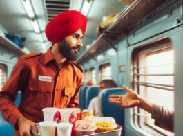 order food in train