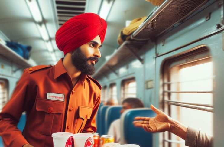 order food in train