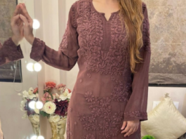 chikan kurti set